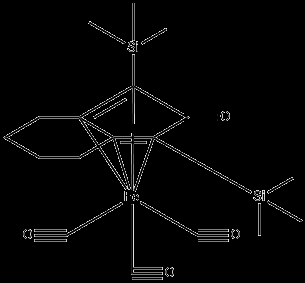 트리카르 보닐 (2,4- 비스 (Trimethylsilyl) Bicyclo [4.3.0] Nona-1,4-Dien-3- 온) 철